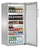 Liebherr FKvsl 5413 Premium Kühlschrank, freistehend, silberfarben, 6 Regale, rechts, R600a, 572 l