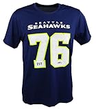 New Era Seattle Seahawks T Shirt/Tee NFL Supporters Navy - L