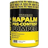 FA Nutrition Xtreme Pre-Contest Napalm Pumped | Pre-Workout Booster | Geschmack: Mango-Lemon | 350g je Behälter | Focus L-Citrullin Beta Alanin | mit Koffein | Nahrungsergänzungsmittel