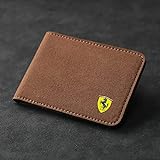 Whftd Auto Anmeldung Geldbörse für Versicherung Karten Inhaber für Ferrari, Leder Führerschein Tasche