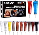 SEISSO Leder Reparatur Set, Lederreparatur Creme, Lederreparatur Set Sofa, Lederbalsam, Lederreparatur Füller Für Auto, Sofa, Jacke, Geldbörse, Gürtel, Leder Mantel, Leder Kunstleder Reparatur Set