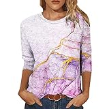 Herbst Mode Damen Damen Mode Print Splice Rundhals Langarm Shirt Bluse Camisole Top Young Fanartikel