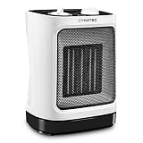 TROTEC Keramik Heizlüfter TFC 17 E – Heizleistung 1200 W / 2000 W – Elektroheizung mit Thermostat, Raumgröße 24 m² bis 60 m³, Oszillationsfunktion 60°