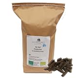 Bio Hanfkuchen 2kg Pferde Leckerli Hanf Pellets Sticks für Nager frisch gepresst - Aus 100% Deutscher Bio-H