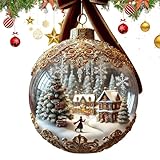 Fairy Tale Planet Weihnachtsschmuck, 2D Acryl Fee Weihnachtsschmuck, Traum Ornamente für Weihnachtsbaum, Weihnachtsdekoration Keepsake Geschenke, Urlaub Dekorationen, Geschenk-Austausch-I