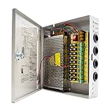 9 Kanal Netzteil Kasten für CCTV Kamera Videoüberwachung Leistungsnetzteil 12V DC10A 120W