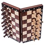 Square - Schach Schachspiel - MAGNETISCHE - Classic - Schachfiguren & Schachbrett aus Holz
