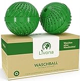 2 x Original Livona® Waschball - Öko Waschkugel - Waschen ohne Waschmittel - nachhaltig & umweltfreundlich - Vorteilspack - hohe Qualität für Allergiker, Kinder und Umweltbewusste