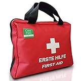Erste-Hilfe-Tasche | Ideal für Freizeit, Sport & Ausflüge | Erste-Hilfe-Set mit 90 Teilen (22 x 17 cm)