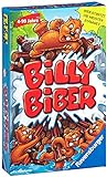 Ravensburger 23280 - Billy Biber, Mitbringspiel für 1-4 Spieler, Kinderspiel ab 4 Jahren, kompaktes Format, Reisespiel