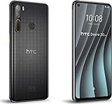 HTC Desire 20 pro Smartphone (6,5 Zoll HD+ IPS-, interner 128GB Speicher und 6GB RAM, Dual-SIM, Android 8) Onyx Black, schwarz