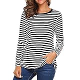 GFPGNDFHG Blitzangebote Karneval Kostüm Damen Matrose Ringelshirt Karneval Weiße Sweatshirts Buntes Oberteil Damen Karneval Langarmshirt Rot Damen Matrosenkleid Damen Ringelshirt Fasching