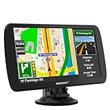 AWESAFE LKW Navigationsgerät mit 9 Zoll Touchscreen, GPS Navi 2023 Navigationssystem untertützt lebenslang Kartenupdate