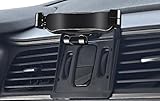 QCHIAN Handyhalterung Auto für Renault Kadjar 2015 2016 2017 2018 2019-2023, Kfz Handyhalterung Auto Lüftung Halter, 360° Drehbar Handy Halterung, Stabil Smartphone Halterung Auto Zubehör,A Black