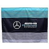 Unisex Formel-1 Mercedes-AMG Petronas Team-Flagge, mehrfarbig, Einheitsgröße