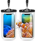 Cocoda Wasserdichte Handyhülle, IPX8 Unterwasser Handyhülle 7,0 Zoll [2 Stück], Wasserfeste Hülle für Tauchen, Schwimmen, Kajak, Kompatibel mit iPhone 13 Pro Max/12 Pro Max/11/XR/Samsung/Huawei/Xiaomi