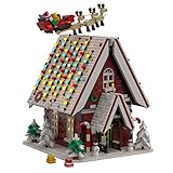 Winter-Weihnachtsmann-Baustein-Modell, 2840 + Teile, exklusives Bau-Set, kompatibel mit Lego (20 x 30 x 10 cm, Weihnachten)