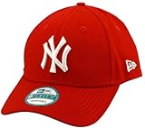 New Era 9forty Strapback Cap MLB New York Yankees #2508, One-size-fitts-all, Weiss/Rot / New-York-Yankees