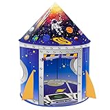 Spielzelt Kinderzelt für Drinnen Outdoor, Spielzelte Tipi Zelt Pop-UP Kinderzimmer ​Spielhaus Spiele Spielzeug Geschenk für Kinder Jungen Mädchen Kleinkinder (Blau)