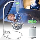 HBIAO Babyschaukel Babywippe Controller, Hängende automatische Feder mit einstellbarem Timer für Babywiege und Babyhängematte, bis zu 21 kg