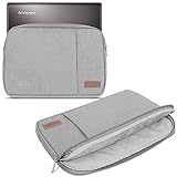 NAUC Sleeve Tasche kompatibel für Lenovo Thinkpad Yoga 370 Schutzhülle 13,3 Zoll Ultrabook Notebook Schutztasche Case Soft Cover, Farbe:Grau