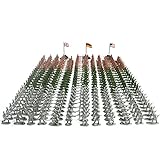 RAINBOW TOYFROG detailreiche Spielzeugsoldaten aus Plastik - 300 Teile - Mini Armee Figuren des Militärs aus Kunststoff für Kinder und Erwachsene - Tolle Spielzeug Zinn Soldaten