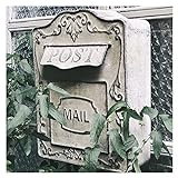 shuaike Vintage Style Wall Mount Mailbox Nostalgic Charm Home Decor for Home Offoor Indoor Outdoor Eingangstor Dekoration