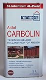 Remmers Aidol Carbolin Holzschutzlasur, Naturbraun 5 Liter