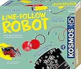 Kosmos 620936 Line-Follow Robot Eperimentierkasten für Kinder ab 10 Jahren, Experimentierkasten Technik, Elektronik Experimentierkasten, Roboter für Kinder, Maker Series