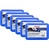 SONAX 6X 04502050 Clay Blau Lackpeeling Knetmasse Reinigung 200g