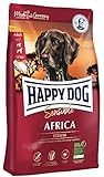 Happy Dog 03548 - Supreme Sensible Africa Strauß - Hunde-Trockenfutter für ausgewachsene Hunde - 12,5 kg Inhalt