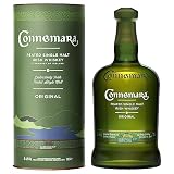 Connemara Original mit Geschenkverpackung | getorfter Single Malt Irish Whiskey | rauchiges Aroma | 40% Vol | 700ml E