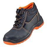 Luckyberg Sicherheitsschuhe ohne Stahlkappe, Größe von 40 bis 47 | Arbeitsschuh für Herren und Damen, Stiefel Industrie und Baunutzung, Mechanikerschuhe (Numeric_43)