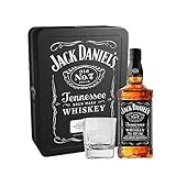 Jack Daniel's Tennessee Whisky in Metallkassette mit 2 Gläsern (1 x 0.7 l)