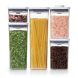 OXO 11384800 Good Grips Pop-Behälter-Set, 5-teilig, Kunststoff, weiß