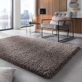 Taracarpet Shaggy Hochflor Langflor Teppich Twilight Luxus Qualität aus Belgien geeignet fürs Wohnzimmer Schlafzimmer und Kinderzimmer 7733 anthrazit 200x200
