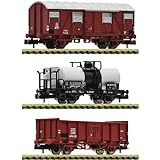 880909 3-TLG.Set Güterwagen, FS, Ep. III