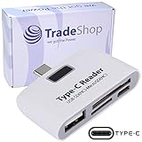 4in1 USB-C Typ-C 3.1 OTG Adapter + Kartenleser Micro USB SD microSD Kartenlesegerät Adapter Connection Kit für Acer TravelMate P648 P658, Aorus X3 Plus v6 v7 X5 MD v6 v7 X7 DT v6 v7 X7 v6 v7
