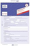 AVERY Zweckform 2877-5 Arbeitsvertrag für gewerbliche Arbeitnehmer (Vertrag, 3-seitiges Formular in A4, selbstdurchschreibend) 5 Stück, b