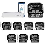 Rademacher DuoFern Smart Home Rolladensteuerung Set. Inhalt: HomePilot (3. Gen.), 8 Rolladenschalter und gratis App mit Fernzugriff. Alexa kompatibel.
