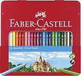 Faber-Castell 115845 - Buntstifte Classic Colour, 24er Metalletui