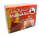 Alwazah Tea – 100 % reiner Ceylon loser schwarzer Tee – neue Mischung (100 Earl Grey Teebeutel)