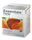 ESSENTIALE FORTE 50 capsules Liver Detox Cleanse Support Regeneration Treatment - 100% Natural and Side-Effect Free supplement - contains Soy Essential Phospholipids Non-GMO
