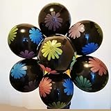 Partyballons – schwarze, runde, bedruckte Online-Luftballons von Prominenten, Wechat-Geschäft Ditai Street, das puderabsorbierende kleine Geschenkeläden verkauft, die Dekorationsartikel eröffnen. (Far