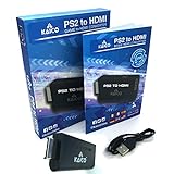 Kaico Edition - Playstation 2 PS2 HDMI Converter - PS2 to HDMI - Component to HDMI Converter Adaptor - Play Playstation 2 on Your HDMI TV - Retro Gaming PS2 HDMI Converter Adapter