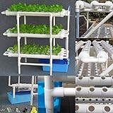 Hydroponisches System Hydroponic Grow Kit 108 Plant Sites 3-Schicht-Pflanzengemüsewerkzeug Früchte PVC Hydroponic Pipe Home für Hydroponische, Erdlose Pflanzenanbau-Systeme
