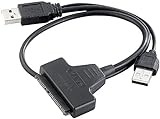 Xystec Festplattenkabel: Festplatten-Adapter SATA auf USB 2.0 für 2,5'-HDD (SATA auf USB Kabel)