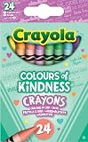 CRAYOLA - Colors of Kindness, 24 Wachsmalstifte, Farben für all Ihre Emotionen, 24 Brillante Farben für Kreative Aktivitäten, 52-1836