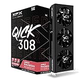 XFX Speedster QICK308 Radeon RX 6600 XT Black Gaming Grafikkarte mit 8GB GDDR6 HDMI 3xDP, AMD RDNA™ 2 (RX-66XT8LBDQ)