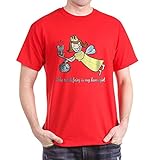 CafePress T-Shirt mit niedlicher Zahnfee, 100 % Baumwolle Gr. M, rot
